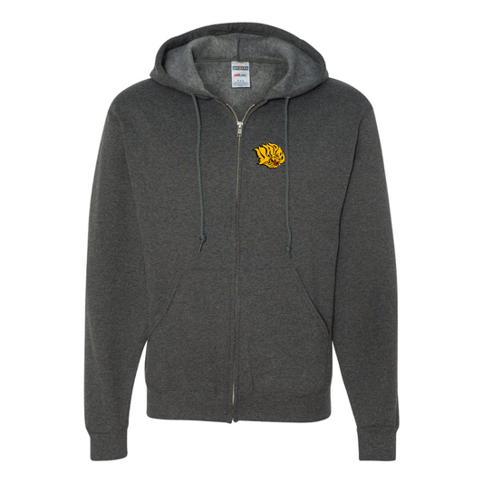 Men's  Arkansas PB Golden Lions JERZEES NuBlend Full-Zip Hooded Sweatshirt