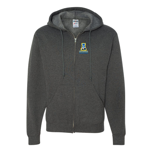 Men's Alaska Nanooks JERZEES NuBlend Full-Zip Hooded Sweatshirt