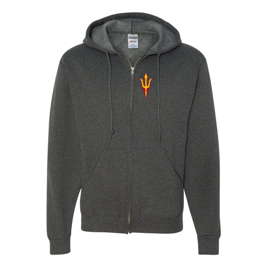 Men's  Arizona State Sun Devils JERZEES NuBlend Full-Zip Hooded Sweatshirt