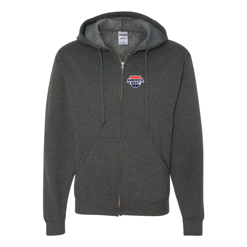 Men's   America East Conference JERZEES NuBlend Full-Zip Hooded Sweatshirt