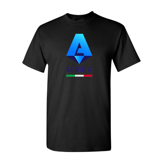 Men's Italian Serie A Logo Cotton T-Shirt