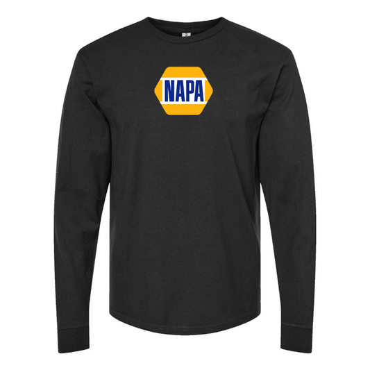 Men's Napa  Logo Cotton Long Sleeve T-Shirt