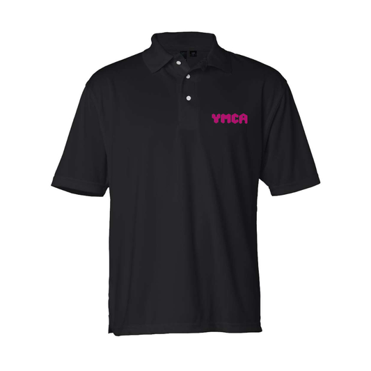 Men's   YMCA Mauve Sierra Pacific Moisture Free Mesh Polo