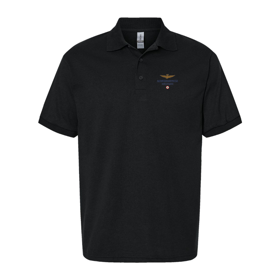 Men's Aeronautica Militare Logo Dry Blend Polo