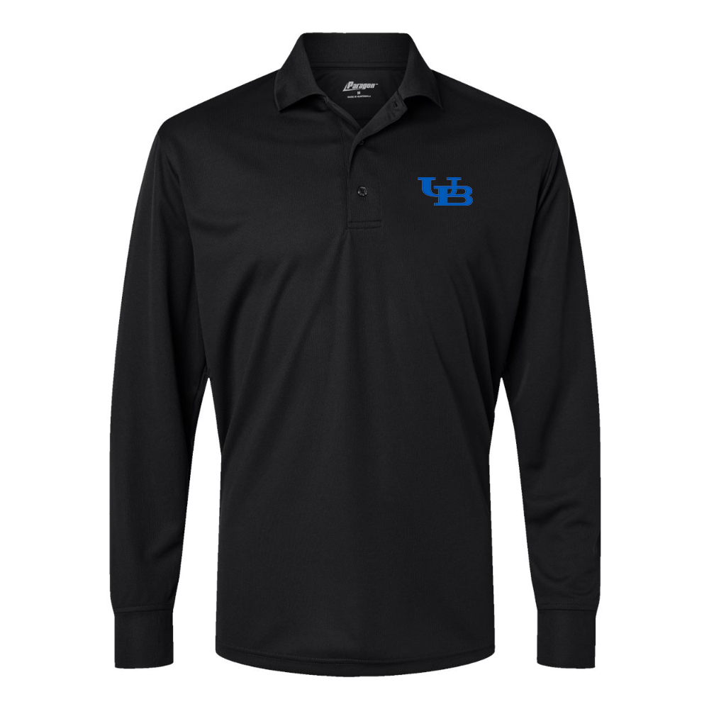 Men's  Buffalo Bulls Paragon Prescott Long Sleeve Polo