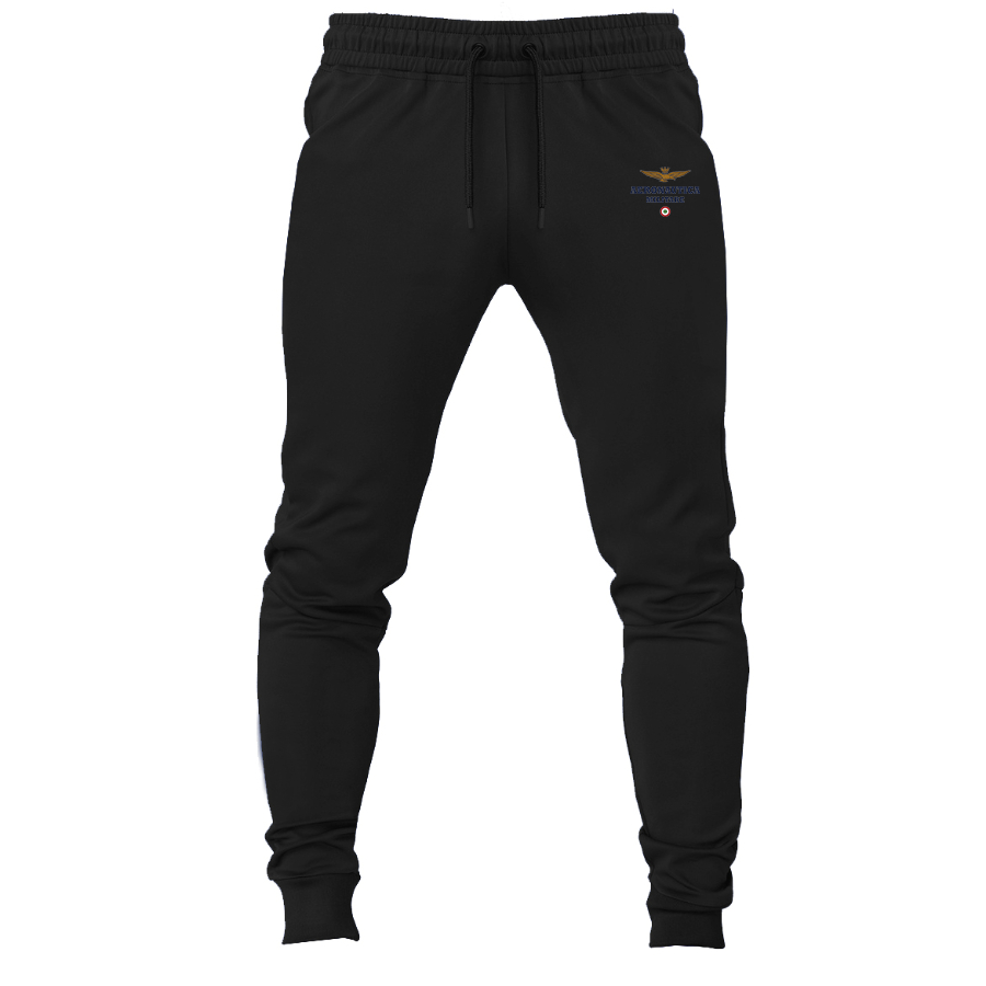 Men's Aeronautica Militare Logo Sweatpants Joggers