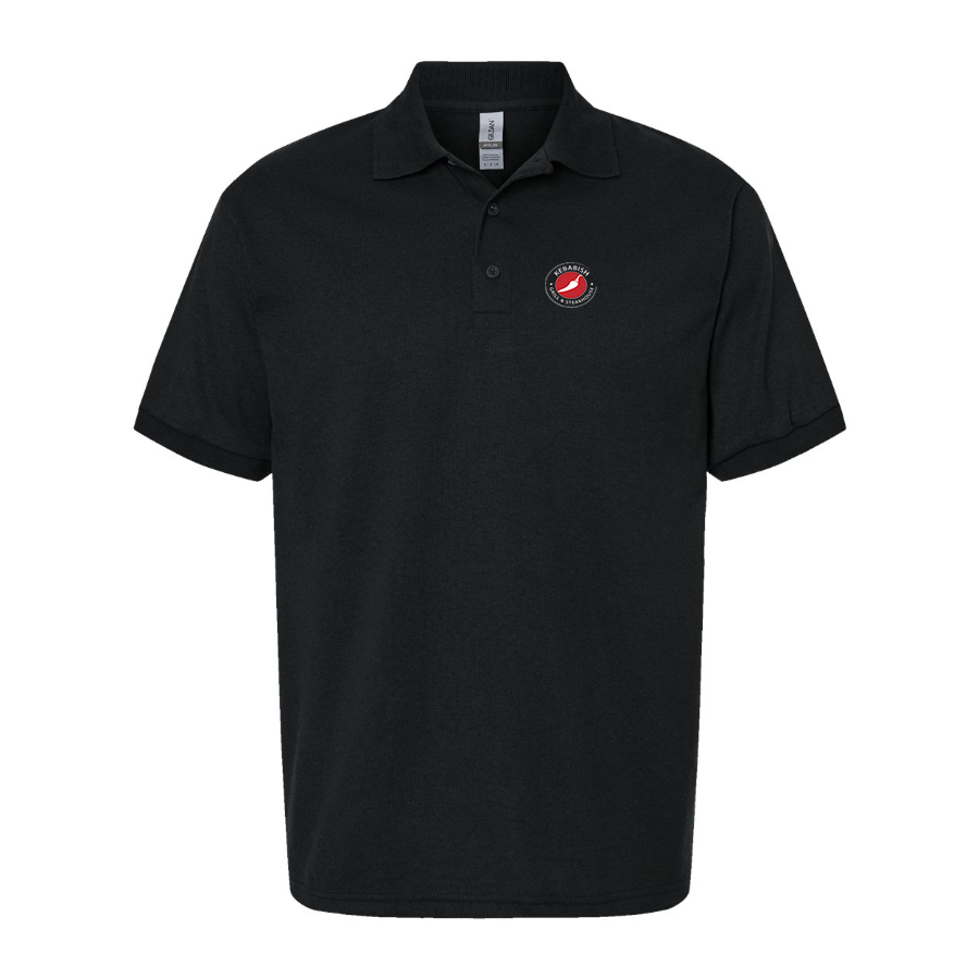 Men's Kebabish Grill & Steakhouse Logo Dry Blend Polo