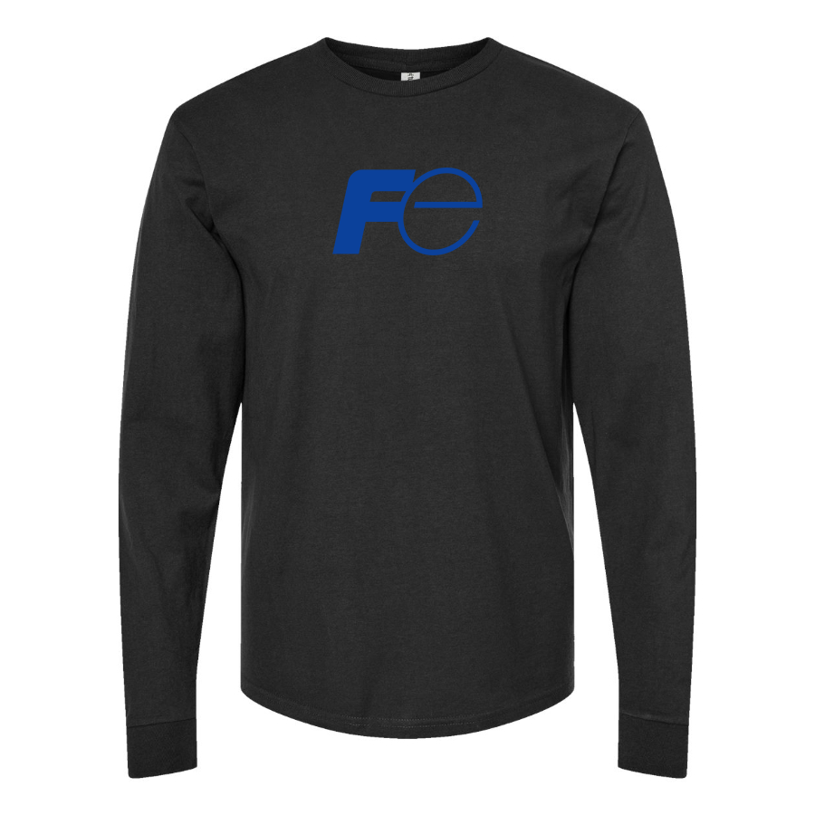 Men's Fuji-Electric Logo Cotton Long Sleeve T-Shirt