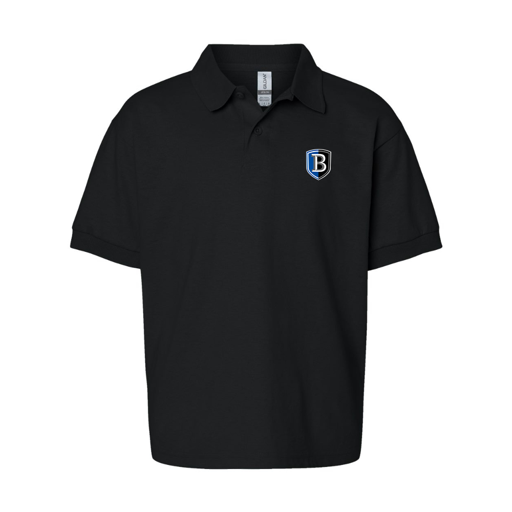 Youth  Bentley Falcons  Gildan Dry Blend Jersey Polo