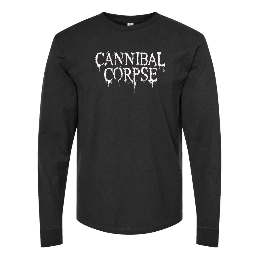 Men's  Cannibal Corpse Logo Cotton Long Sleeve T-Shirt