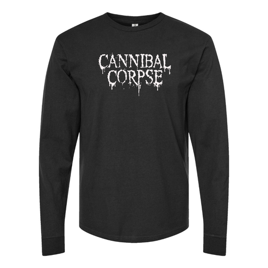 Men's  Cannibal Corpse Logo Cotton Long Sleeve T-Shirt