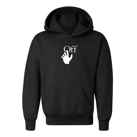Youth Off-White Hand Logo Pullover Hoodie