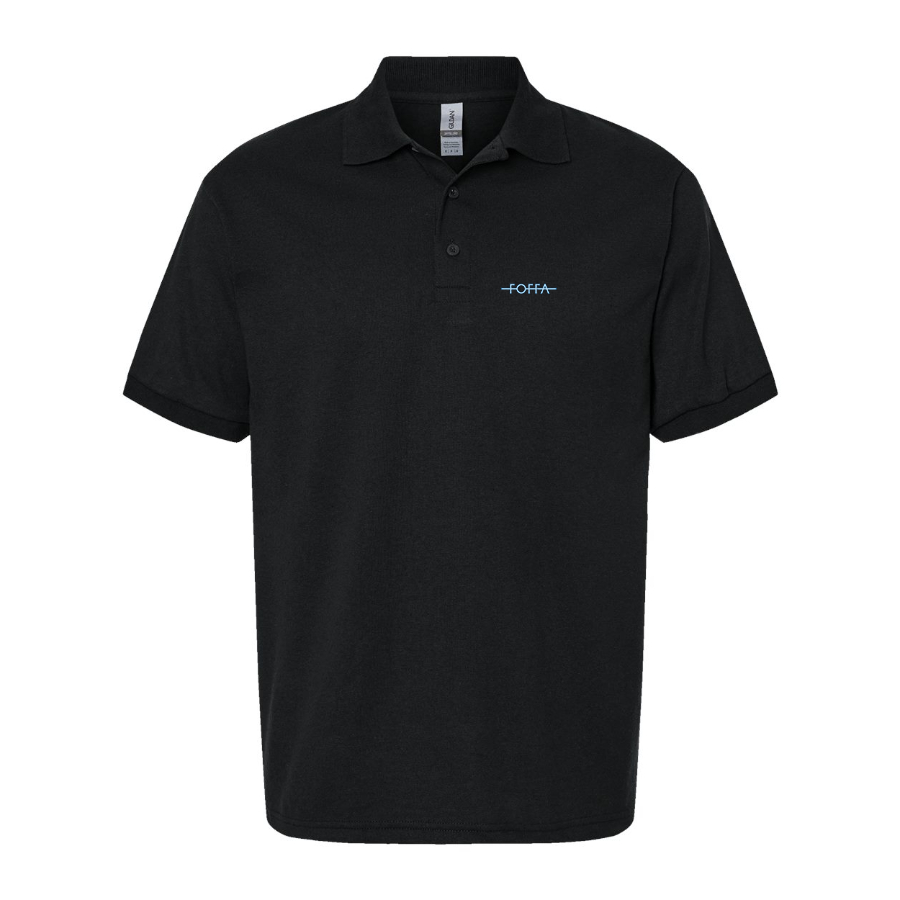 Men's Foffa Blue Logo Dry Blend Polo