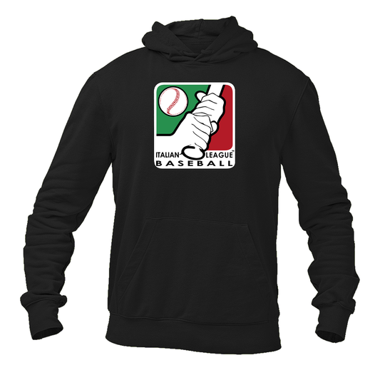 Men's Italian Baseball League Logo Pullover Hoodie