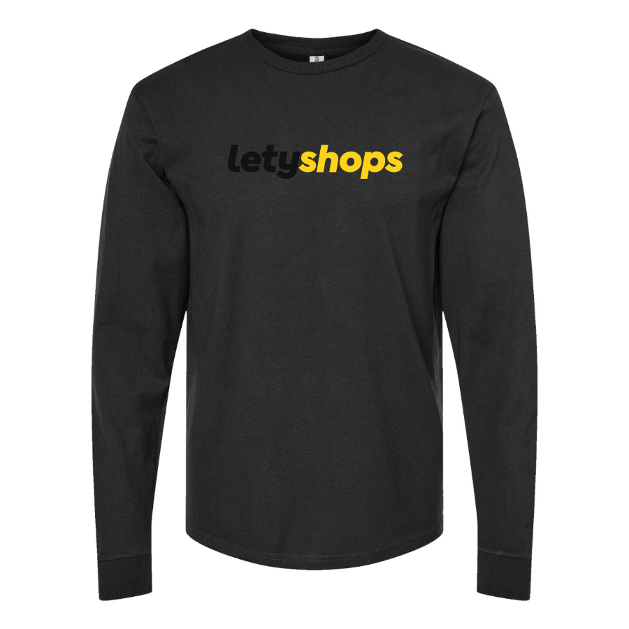 Men's LetyShops Logo Cotton Long Sleeve T-Shirt