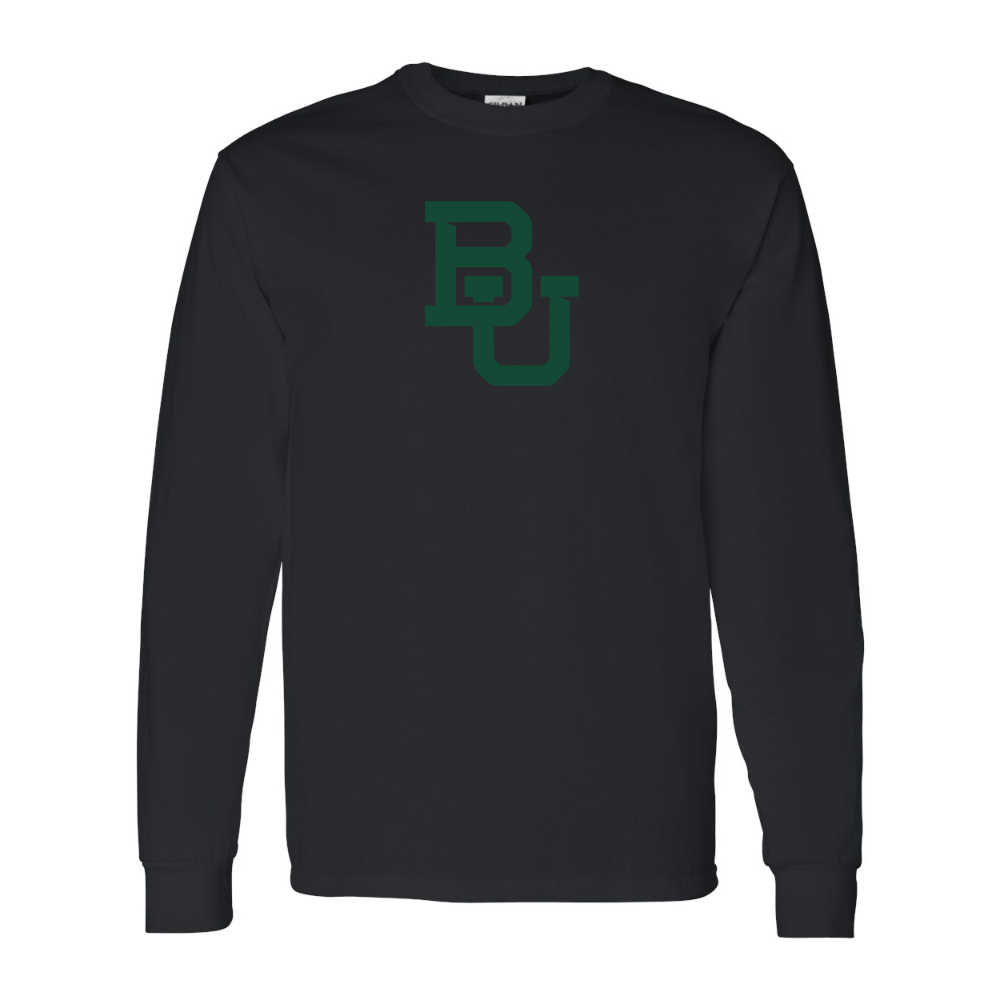 Men's  Baylor Bears Gildan Heavy Cotton Long Sleeve T-Shirt
