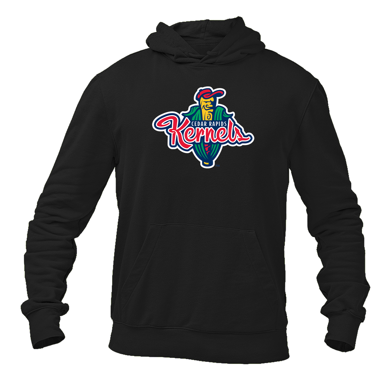 Men's Cedar Rapids Kernels  Logo Pullover Hoodie