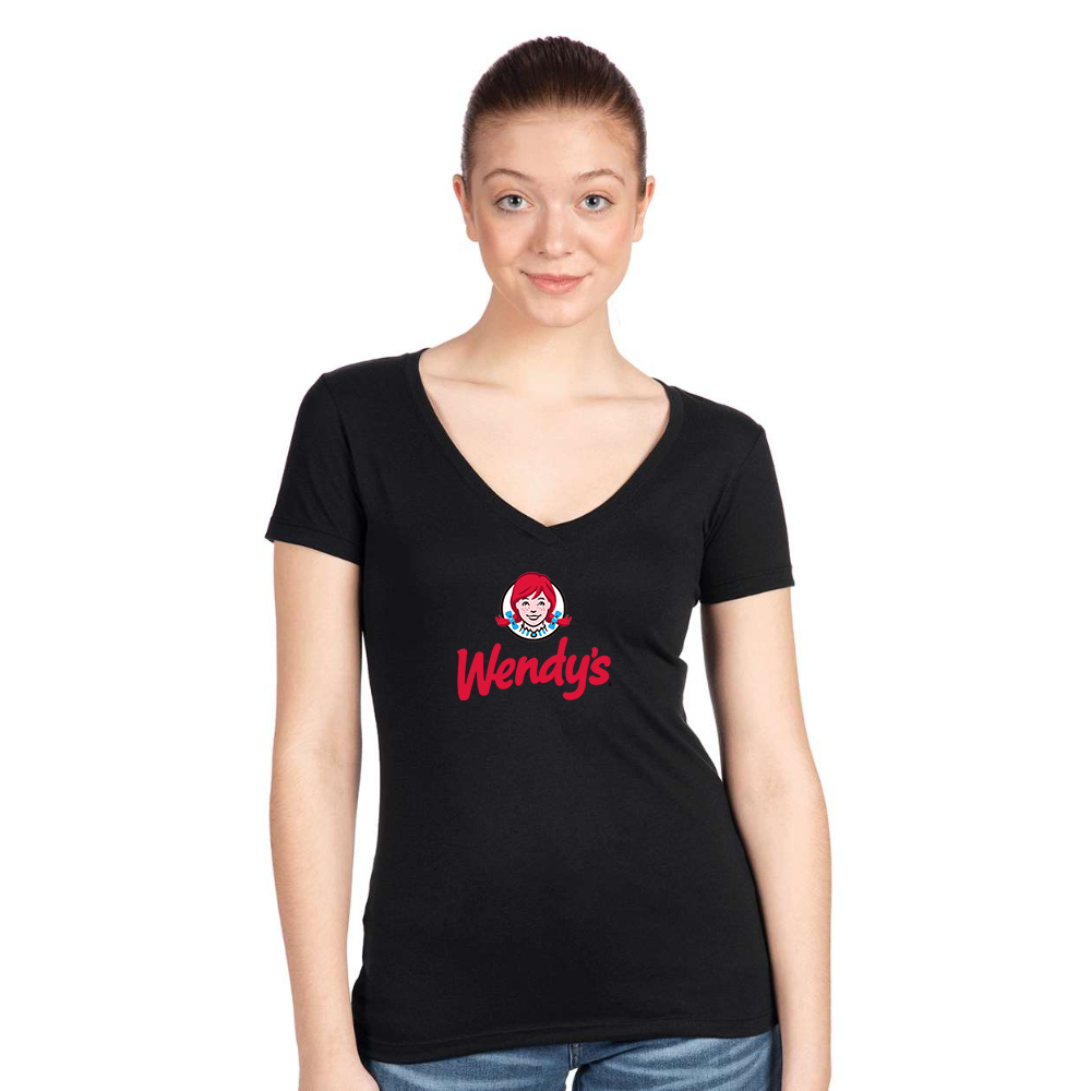 Women's   Wendy_s Next Level V-Neck T-Shirt