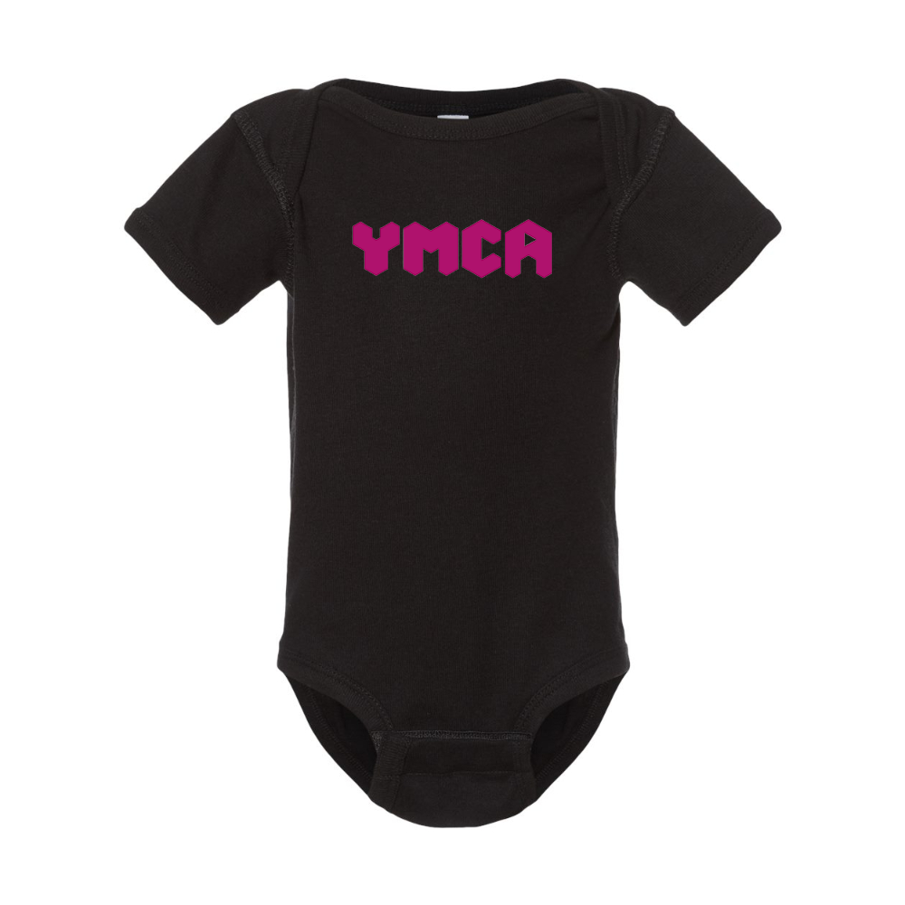 YMCA Mauve Rabbit Skins Infant Baby Rib Bodysuit