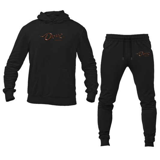 Men's Dove Сhocolate Logo Hoodie Joggers Set