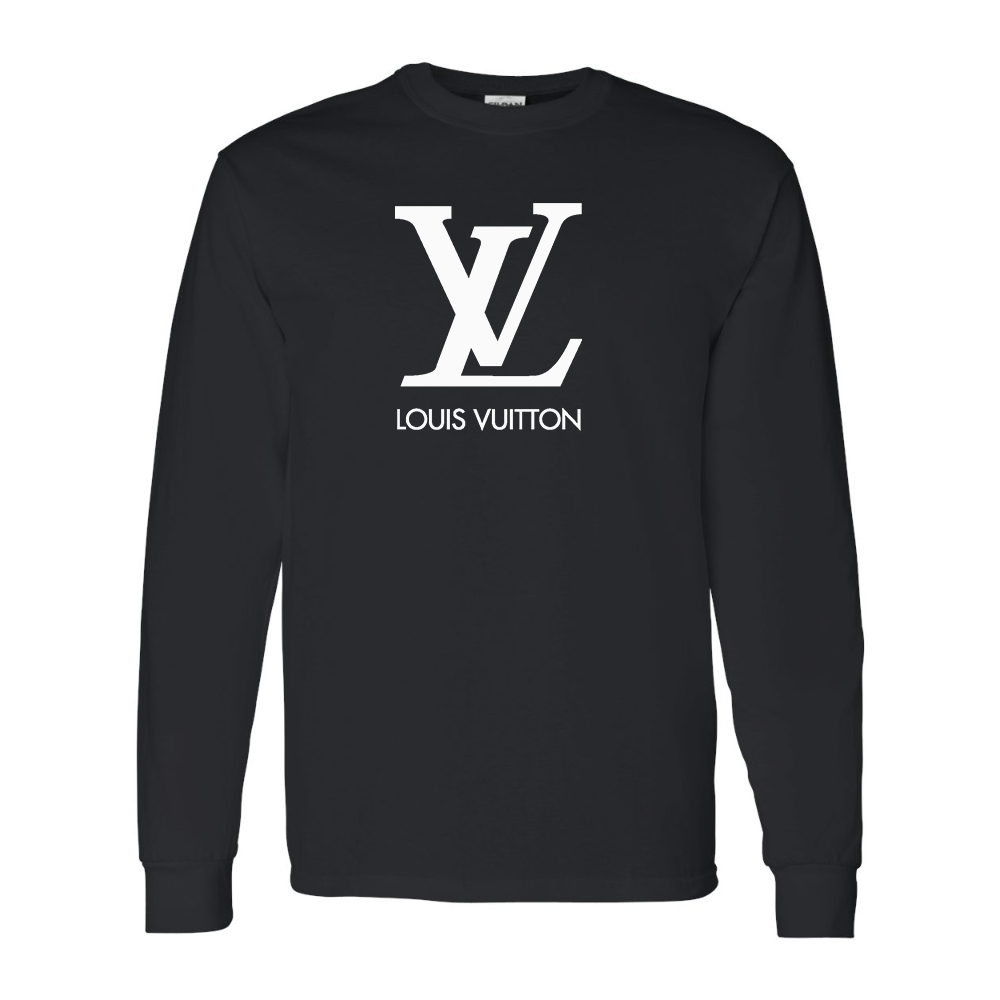 Men's  Louis Vuitton Gildan Heavy Cotton Long Sleeve T-Shirt