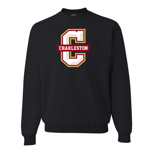 Men's Charleston Cougars JERZEES NuBlend Crewneck Sweatshirt