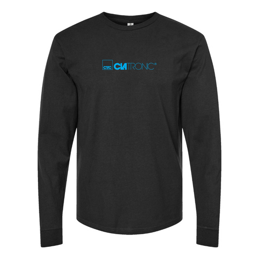 Men's Clatronic Logo Cotton Long Sleeve T-Shirt