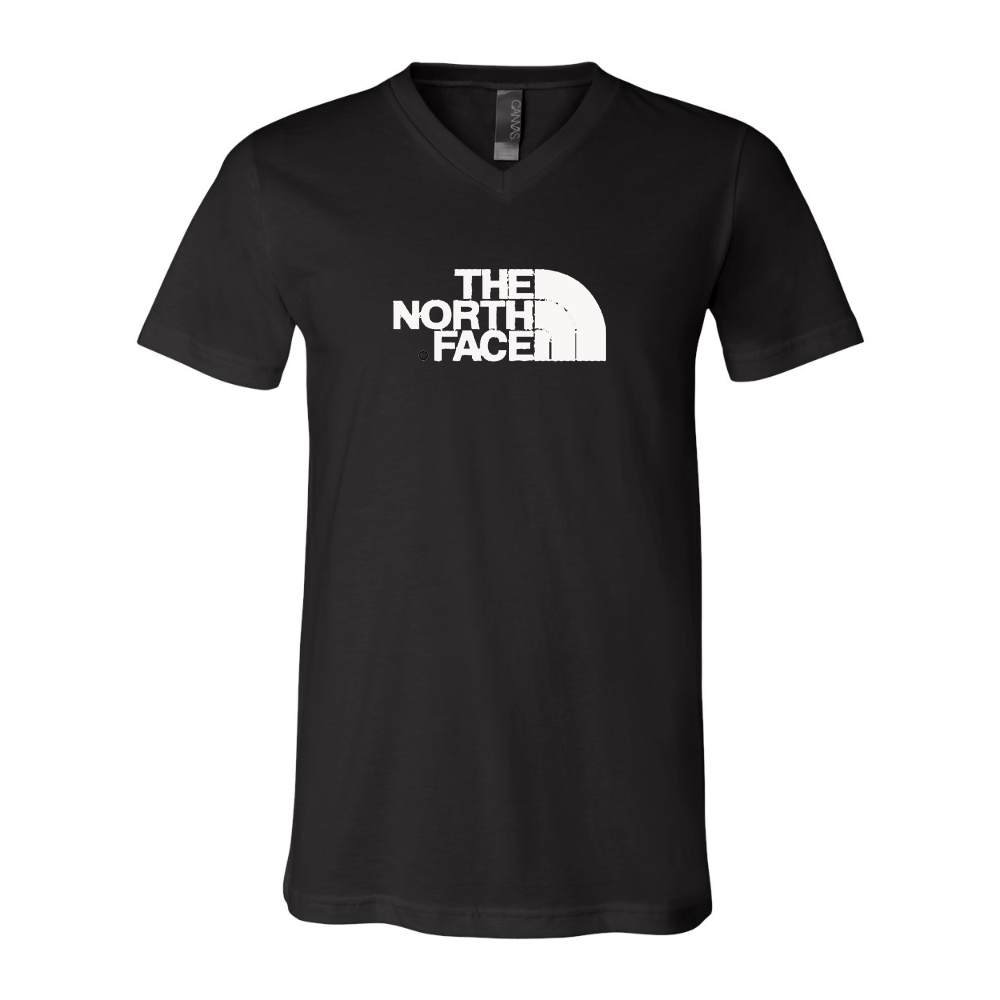 The North Face Black  BELLA  CANVAS - Jersey V-Neck T-Shirt