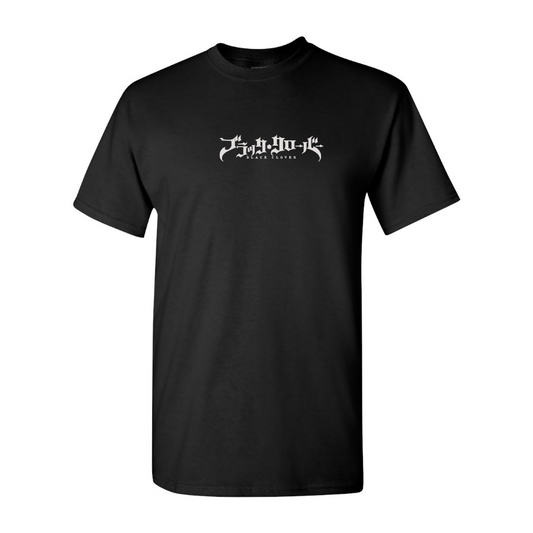 Men's Black Clover Logo Cotton T-Shirt