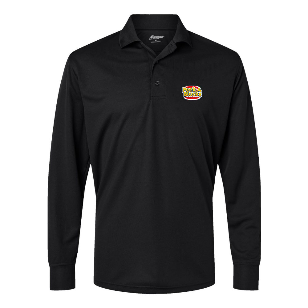 Men's  Peek A Blocks Paragon Prescott Long Sleeve Polo