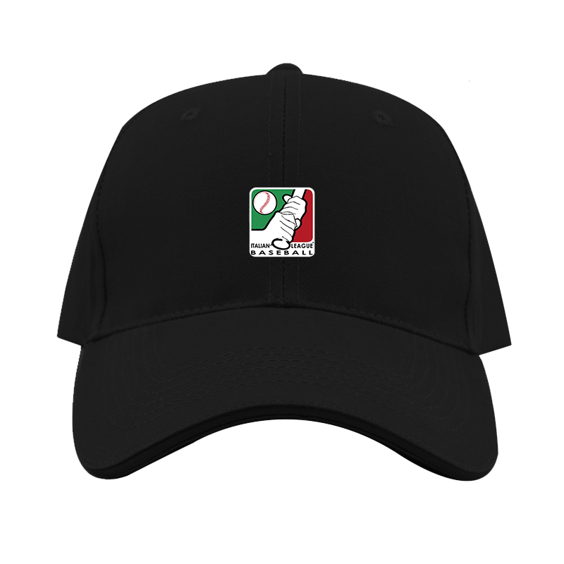 Italian Baseball League Logo  Dad Baseball Cap Hat