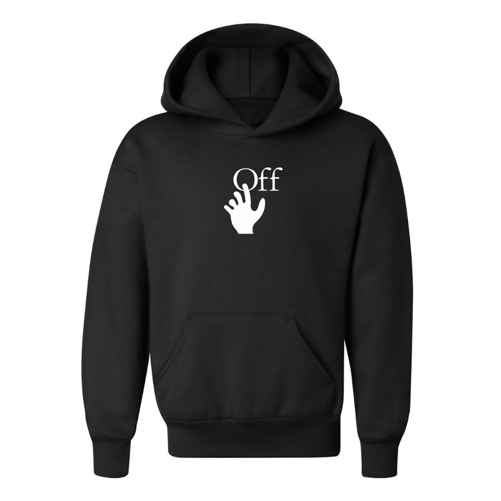 Youth Off-White Hand Logo Pullover Hoodie