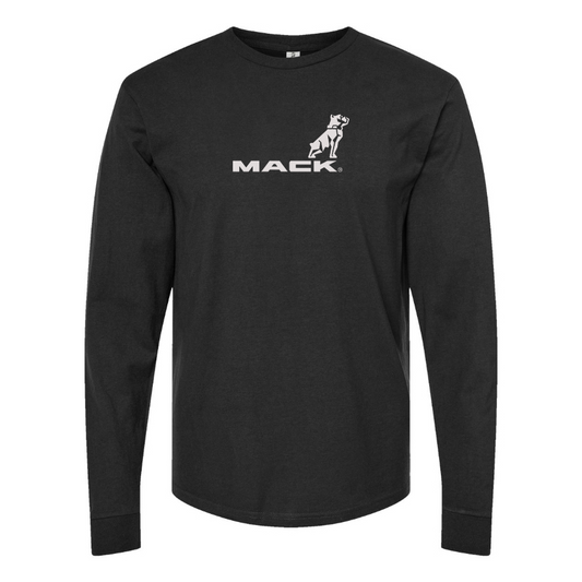 Men's Mack Logo Cotton Long Sleeve T-Shirt