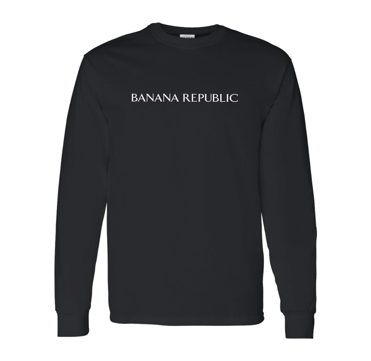 Men's Banana Republic Gildan Heavy Cotton Long Sleeve T-Shirt