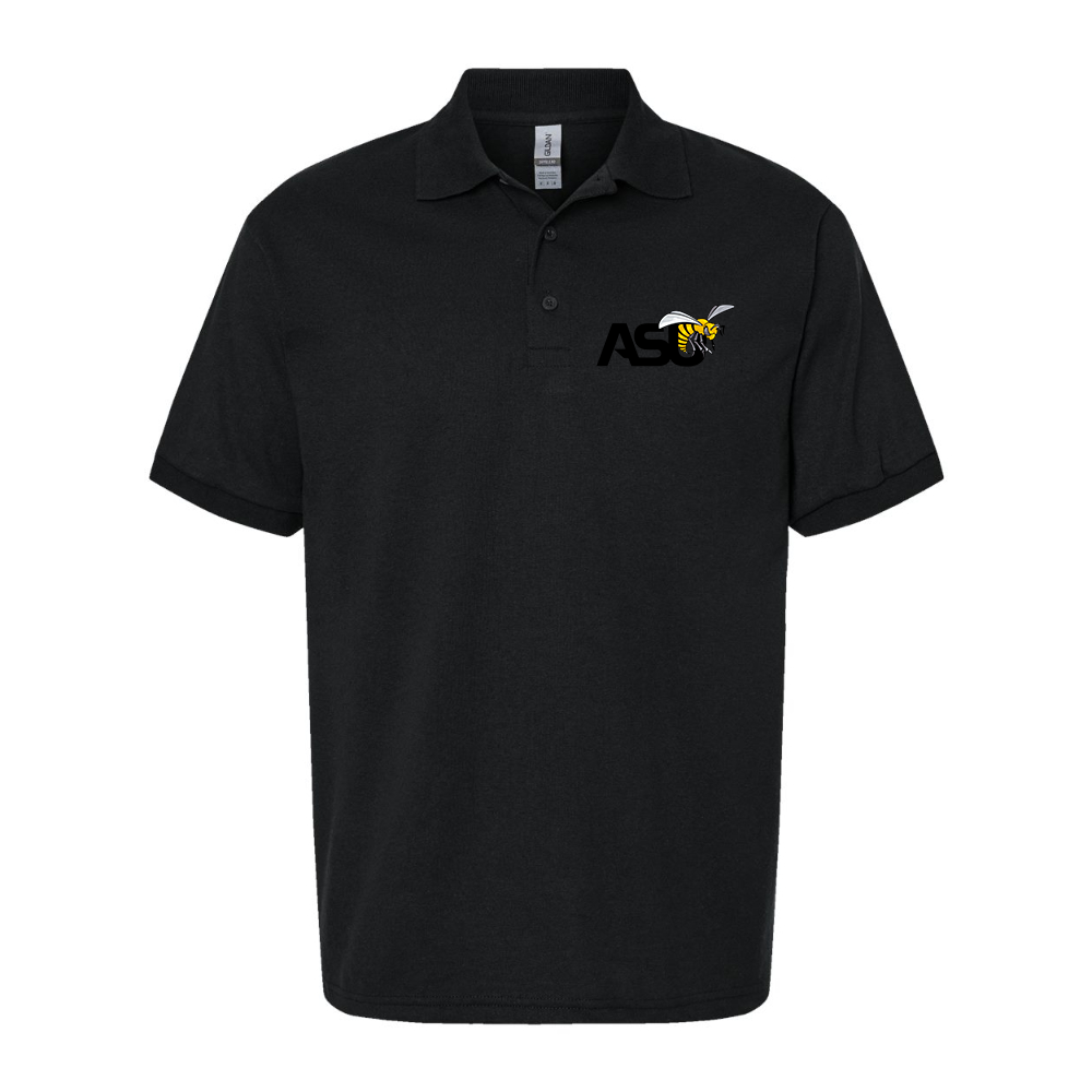 Men's Alabama State Hornets Wildcats Dry Blend Jersey Polo