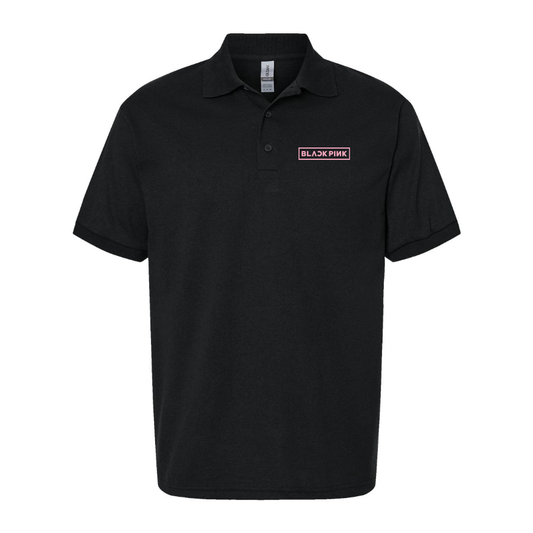 Men's  Blackpink Logo Dry Blend Polo