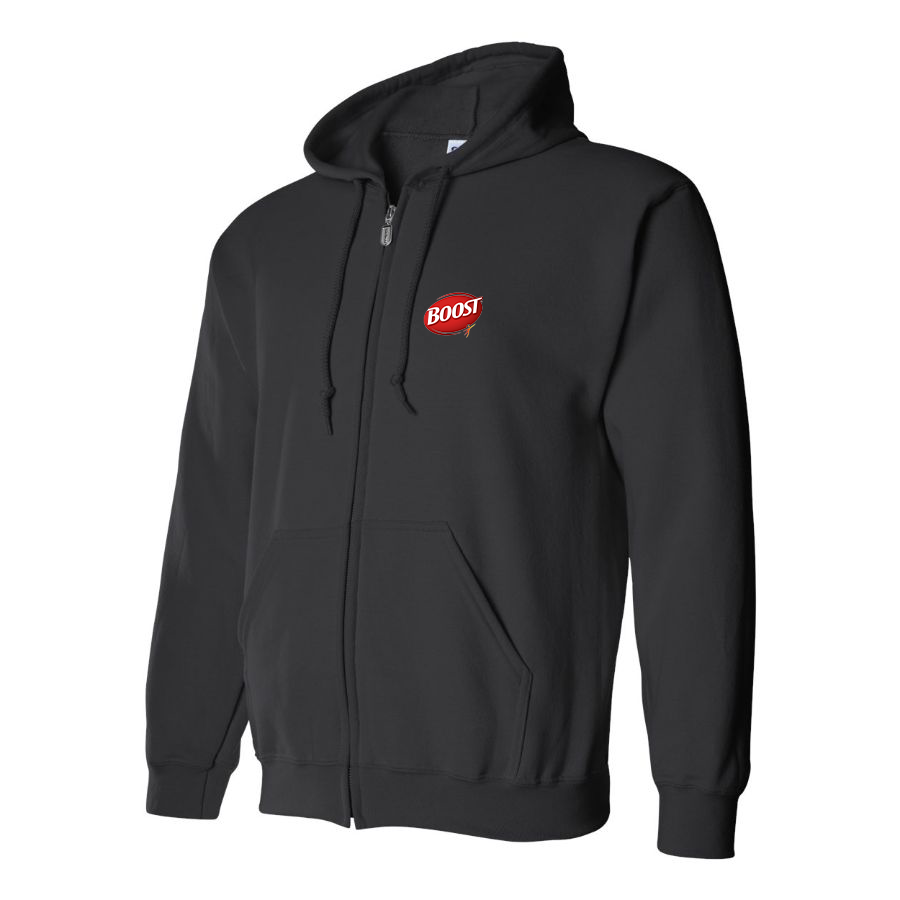 Men's Boost Logo Zipper Hoodie