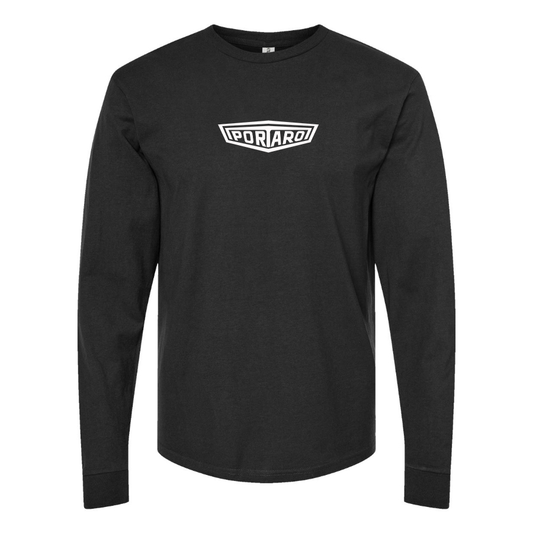 Men's Portaro Logo Cotton Long Sleeve T-Shirt