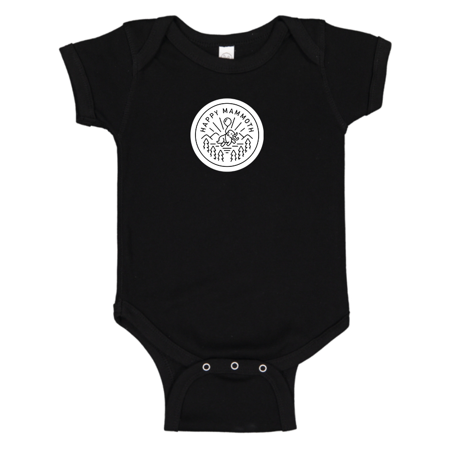 Happy Mammoth Logo Baby Onesie Romper