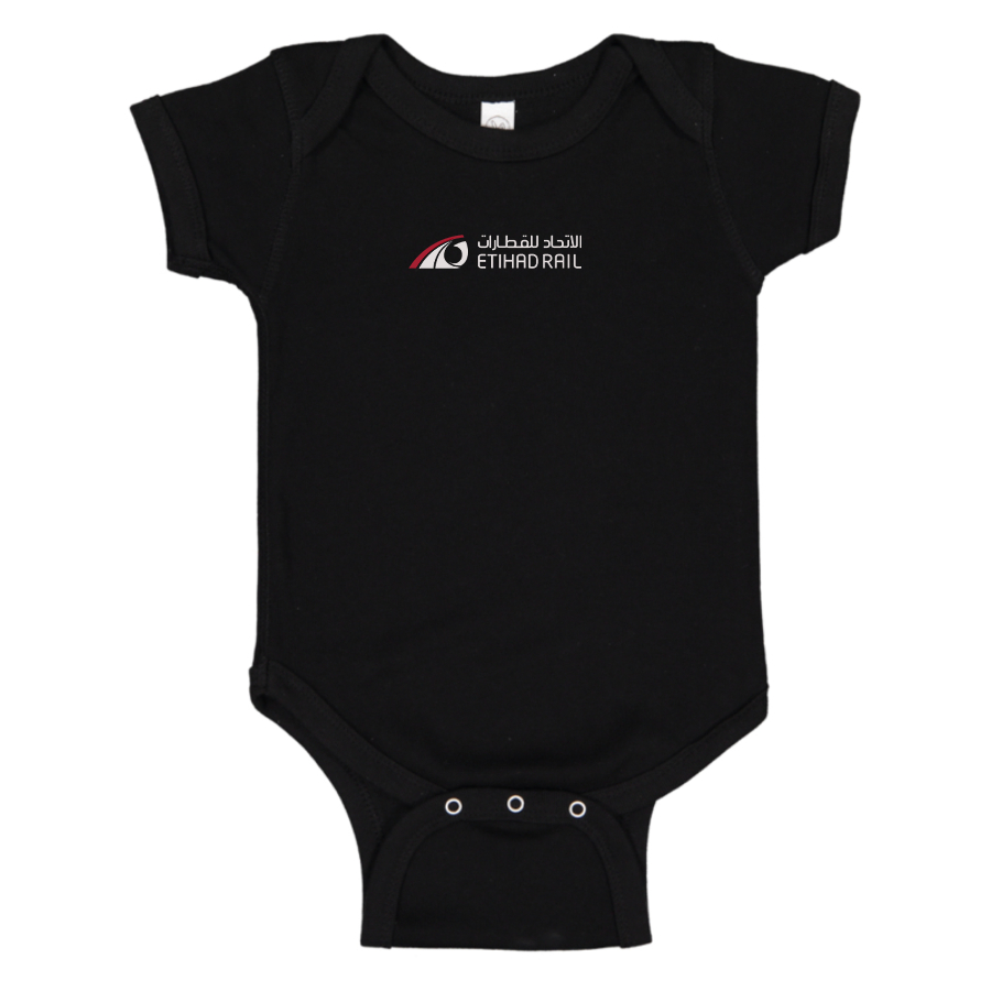 Etihad Rail  Logo Baby Onesie Romper