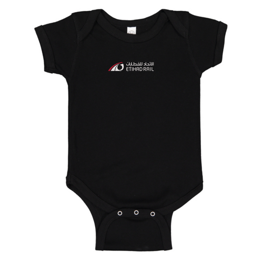 Etihad Rail  Logo Baby Onesie Romper