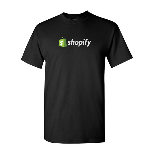 Men's Shopify Logo Cotton T-Shirt