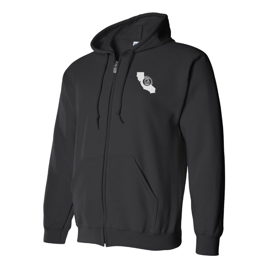 Men's California Made Logo Zipper Hoodie