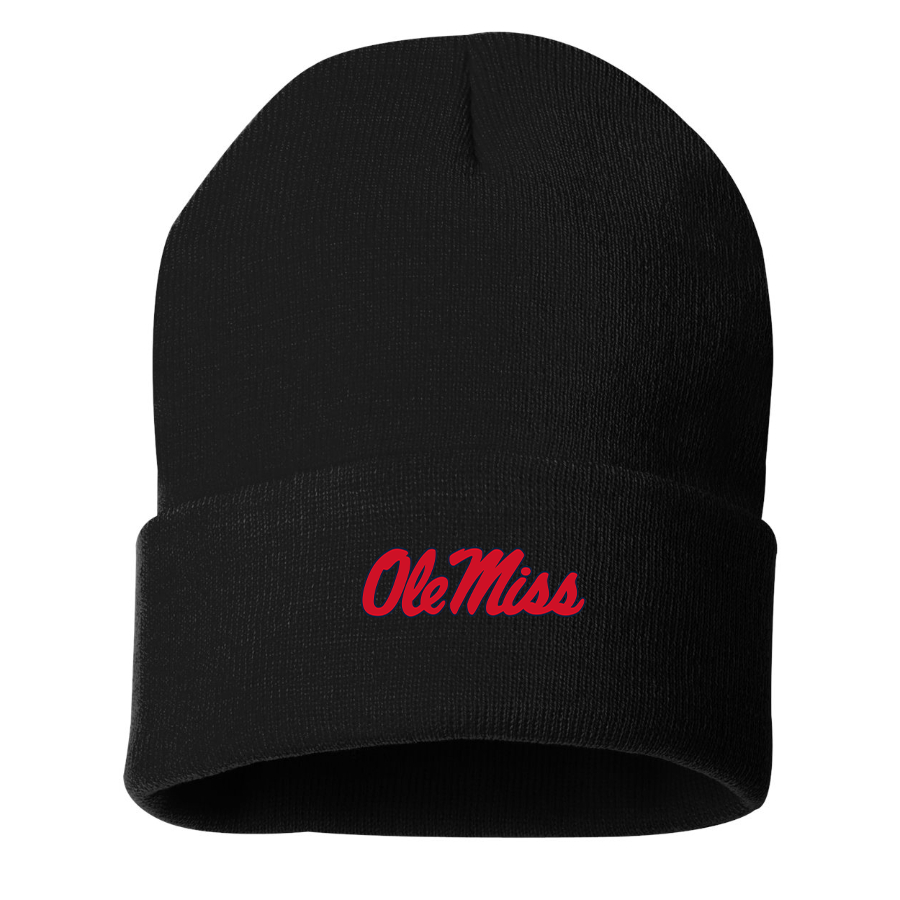 Mississippi Rebels Logo Beanie Hat