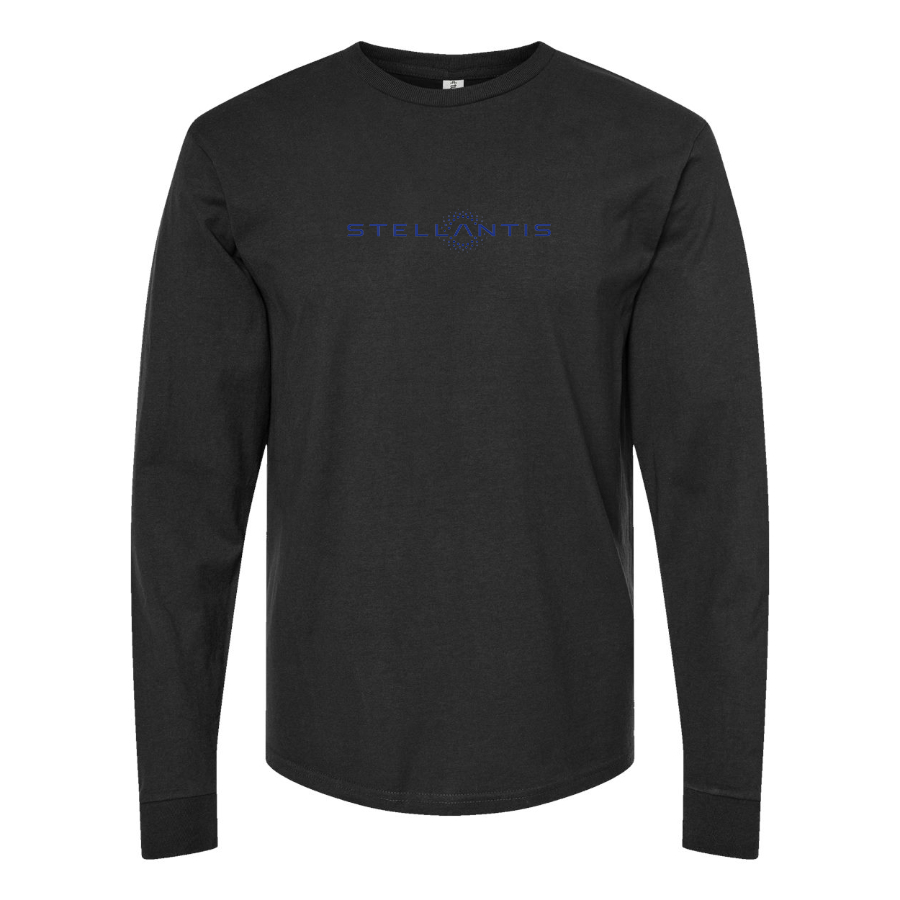 Men's Stellantis Logo Cotton Long Sleeve T-Shirt
