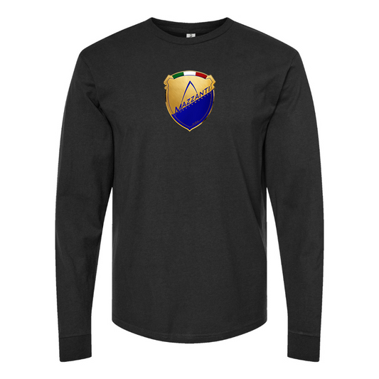 Men's Mazzanti Automobili Logo Cotton Long Sleeve T-Shirt
