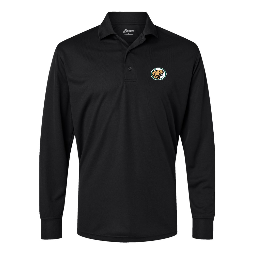 Men's   Bemidji State Beavers Paragon Prescott Long Sleeve Polo