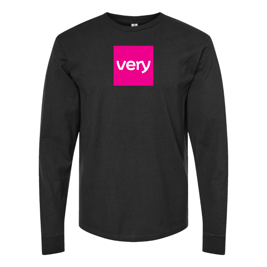 Men's Very Logo Cotton Long Sleeve T-Shirt