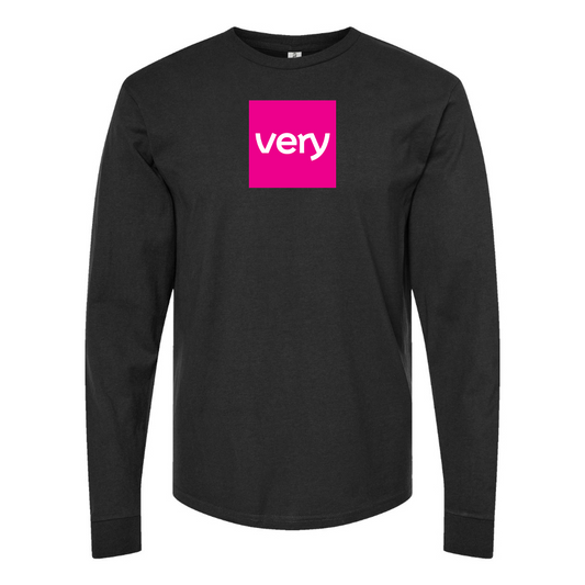 Men's Very Logo Cotton Long Sleeve T-Shirt