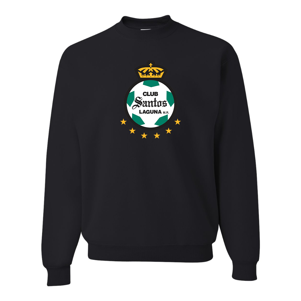 Men's Santos Laguna Soccer  JERZEES NuBlend Crewneck Sweatshirt